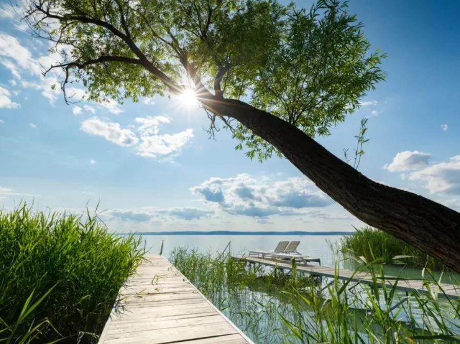 Green Lake House - Private Beach At Balaton バラトンアカラッチャ エクステリア 写真