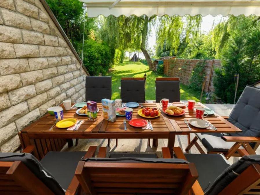 Green Lake House - Private Beach At Balaton バラトンアカラッチャ エクステリア 写真